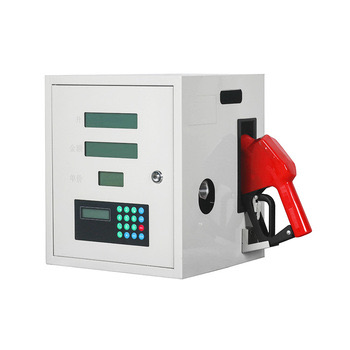 Compact fuel dispenser cabinet with side nozzle