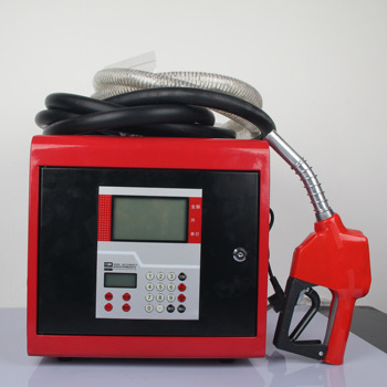 High-flow dispenser pump package with hose and nozzle