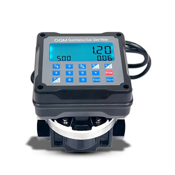 Digital oval gear flow meter