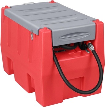 Rotomolded diesel transfer tank with hose